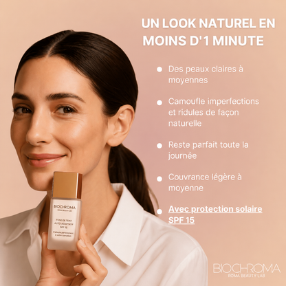 Fond de Teint Auto-Adaptatif SPF 15 | Pour Peaux Matures